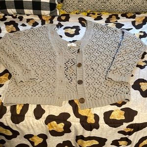 Olive Green button cardigan